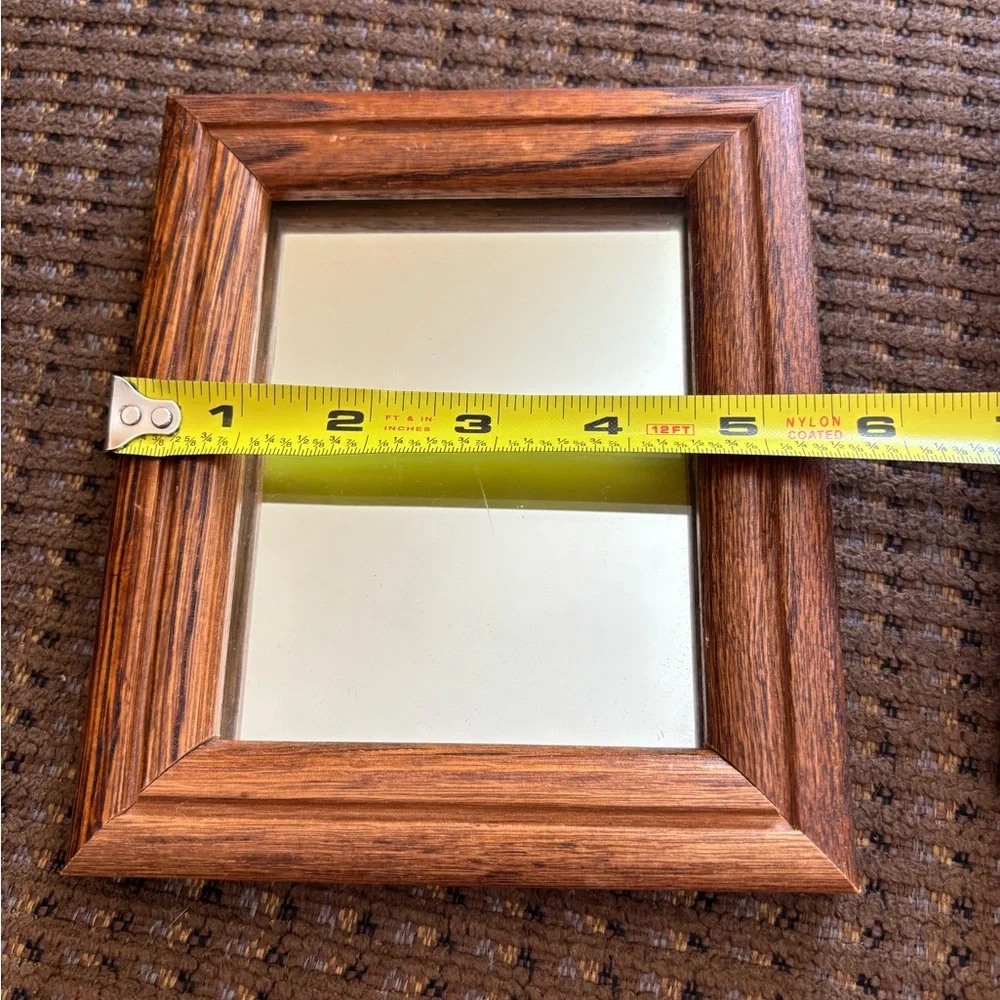 Wood Frame Decorative Mirrors set of 2